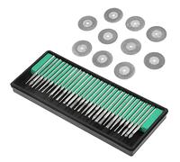 Fdit Accesorios de Herramientas Conjuntos con 30 Puertas de Saw Blades de 30 Burs 10, Ideales para los Proyectos de Do - y el Trabajo Tradicional Hecho de Material de Metal y Diamante