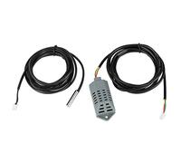 Fdit Accesorios para Incubadora Sensor de Temperatura y Humedad de Alta precisión Sonda Controlador de Termostato Industrial Multifuncional 2Pcs / Set