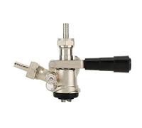 Fdit Acoplador de Barril, Dispensador de Grifo para Barril de Cerveza con D con Válvula de Alivio de Presión de Seguridad de 50 PSI y Sonda de Acero Inoxidable para Kegerator