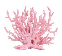 Fdit Acuario Plástico Artificial Planta Decoraciones Coralinas de Tanque de Pescados en Diversos Tamaños y Color(Rosa (S))