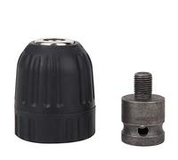 Fdit Adaptador de Chucka de Acero Eléctrico con Hilo 3/8-24UNF, Long Life Chuck for Impact Key, para Entusiastas