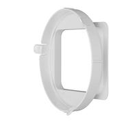 Fdit Adaptador de Conector de Manguera de Escape de Aire Acondicionado Acoplador Interfaz de Conducto de Escape Cuadrado Adecuado para Aire Acondicionado Móvil 1P KY35