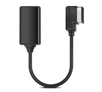 Fdit Adaptador de Música para Automóvil, Interfaz de Medios Cable Auxiliar Transmisión de Alta Velocidad Negro Bluetooth5.0 para AMI MMI MDI Reemplazo para R7 S5