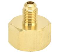 Fdit Adaptador de Refrigerante, Conector de Llenado de Accesorio de Aire Acondicionado W21 a 1/4SAE para R32 R134A R407A R404A R422A R422D