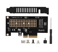 Fdit Adaptador PCIe NVMe, SSD M.2 NVMe (Clave M) a PCI-Express 3.0 GEN3 X4, Compatible con SSD M.2 NVMe 2230 2242 2260 2280, Alta Velocidad 40Gbps
