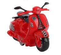 Fdit Adorno Modelo de Motocicleta para Mujer, Diseño de Aleación único, Hecho de Aleación para Coche, Hogar, Oficina, Decoración para Mujer, 11,5x8 Cm (Rojo)