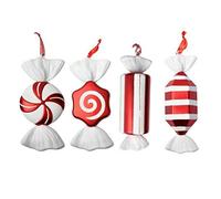 Fdit Adorno Navideño de Molino de Viento con Hilo Hexagonal, Cilíndrico, Poliedro para Decoración de la Fiesta de los árboles de Navidad, Ideal para Familiares y Amigos (2#)