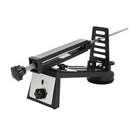 Fdit Afilador de ángulo Fijo, Kit de Afilado de Cuchillos con 3 Piedras de Afilar Grano 240 600 1000, ángulo Ajustable de 20 a 60 Grados, Base de Succión Estable, para Tijeras de