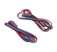 Fdit AL Cable del Motor DE Motor ABS 1M Cable para Impresoras 3D Accesorios Industriales 2 PCS, XH2.54 DE Conexión del para Modelos Paso a Paso, Portátiles y Cómodos para Uso Diario