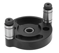 Fdit Aleación de Aluminio Guía de Guía de Perforación de 8 Piezas Conjunto de Plantillas con Garra de Sujeción para la Carpintería de Alta Precisión Perforación de Agujeros de Agujero para Artesanos