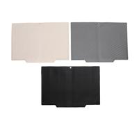 Fdit Alfombrilla de Silicona para Secar Platos, Paquete de 3, Diseño de Rayas de Secado Rápido con Orificio para Colgar, Alfombrilla Antideslizante Resistente Al Calor para Platos,
