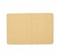 Fdit Alfombrilla Rascadora para Gatos, Almohadilla de Sisal Natural para Gatos de Interior, Fijación Horizontal a Pared o Suelo con Cinta Adhesiva, Protector de Muebles y Zona de (60x90cm)