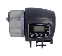 Fdit Alimentador Automático de Peces, Temporizador con Pantalla Digital LCD, Función de Agitación de Gran Capacidad de 100g para Acuario y Pecera