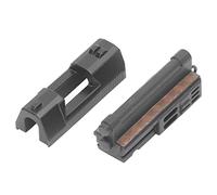 Fdit Alivio de Estrés Preciso Metal Push Slider Juguete Portable Portable para Alivio de Ansiedad de la Oficina, Maestros/Estudiantes/Ingenieros Diseñadores Metal/2.4X 0.8 X 1.2in