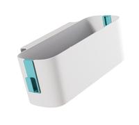 Fdit Almacenamiento Colgante Junto a la Cama, Estante Organizador de Plástico ABS con 2 Ganchos para Litera, Barandilla de Cama, Ahorro de Espacio para Libros, Teléfono, Gafas, Llaves (Green)