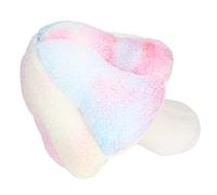 Fdit Almohada de Felpa con Forma de Seta, Juguete Suave y Lindo para Niños, Opción de para Acción de Gracias, Versátil, Material de Felpa Corta, 1 Pieza (Rojo Colorido)