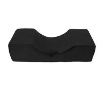 Fdit Almohada de Pestañas Beauty Lash, Almohada Cervical de Espuma Viscoelástica, Extensión de Pestañas, Curva Ergonómica, Mejora las Almohadas Cervicales para Extensiones de (BLACK)