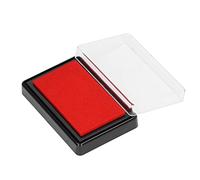 Fdit Almohadilla de Impresión de Patas con Papel, Almohadilla de Sello para bebé Reutilizable Fácil de Usar, Material Seguro para Bebés y Mascotas, Ideal para Baby Shower (Tinta roja)