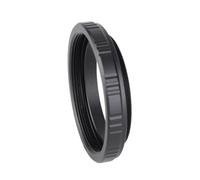 Fdit Anillo Adaptador de Cámara para Telescopio SCT Hembra a M48x0.75 Anillo de Conversión de Rosca Macho Ligero, Negro, para Entusiastas de los Telescopios