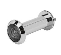 Fdit Antirrobo Visor de Puerta de Seguridad de ángulo de visión de 220 Grados con Tapa Posterior para Puertas de 0,6-0,9 Pulgadas de diámetro para el Hotel casero(Brillante)