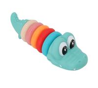 Fdit Apilador de Anillos Apilables para Bebés, Diseño Educativo con Forma de Animal para Desarrollo Sensorial, para Uso Doméstico, Material Suave y Resistente