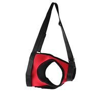 Fdit Apoyo para Perros Que Aprovechan Perros Viejos y un Chaleco Peatonal Herido para un Cuidado Cómodo y Duradero de los Animales Al Aire Libre (Patas traseras Rojas l)