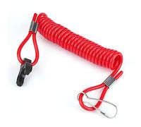 Fdit Apto para Cordón de Interruptor de Parada de Emergencia de Encendido de Motor Fueraborda - Correa de Seguridad Extensible y Flexible - Adecuado para Navegantes - Material Plástico ABS