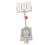 Fdit Aro de Baloncesto en Miniatura Plegable para Mejorar la Coordinación de los Niños, Juego de Baloncesto de Escritorio, Juguete para el Hogar y la Oficina, Aleación de Aluminio