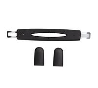 Fdit Asa de Repuesto para Equipaje, Empuñadura Retráctil de Plástico con Correa Elástica, Asa Universal para Maleta de 23,3 Cm para Cajas y Reparación de Equipaje