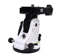 Fdit Asiento de Ajuste de Latitud, 90 Grados de Aleación Ajustable de Aluminio Ecuación Montaje Telescopio Base de Latitud para Accesorios de Telescopio Astronómico (White)