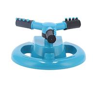 Fdit Aspersor Giratorio de 360 Grados, de Riego Automático de Césped con Accionamiento Hidráulico con Hélice de 3 Vías, Diámetro de Pulverización de 6-8 M para Riego de Jardines