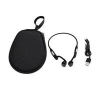 Fdit Auriculares Bluetooth 5.1 de Conducción ósea, Auriculares Inalámbricos a Prueba de Agua con Oído Abierto, Ligeros y Suaves con Función de Llamada de Control de Voz para Caminar y