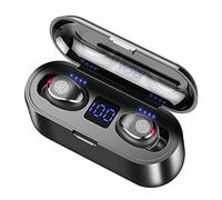 Fdit Auriculares Bluetooth, Auriculares inalámbricos, Auriculares estéreo inalámbricos Bluetooth 5.0 F9, Auriculares Deportivos in-Ear táctiles Impermeables, Micrófonos incorporados