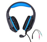 Fdit Auriculares para Juegos con Micrófono, Sonido Envolvente 7.1 de 40 Mm (Blue)