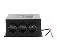 Fdit Auto Demiste Calefacción de 3 Hoyos Ventilador de Parabrisas Portátil para Auto -Truck Boat Adamper Aleación de Aluminio de