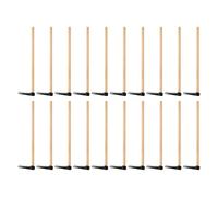 Fdit Azada de Madera en Miniatura, Herramienta de Jardín Realista, Juguete para Casa de Muñecas, 20 Piezas de Decoración de Mini Azada para Fotografía de Figuras de Acción, Juegos de Simulación y