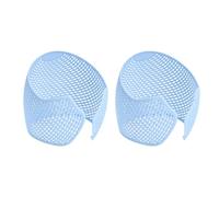 Fdit Banda Elástica para Agarre de Pelo Hijab, Diadema de Fijación de PP, Antideslizante, 2 uds. (azul claro)
