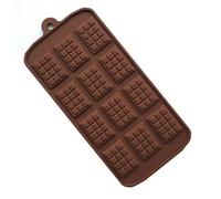 Fdit Bandeja de Molde de Chocolate de Silicona Premium, Molde de Barra de Gofres Resistente a Altas Temperaturas para Hornear Pasteles, de Chocolate Antiadherentes Fáciles de Limpiar para y Cera