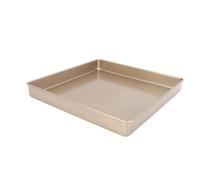 Fdit Bandeja para Hornear Multifuncional de Acero Al Carbono, Revestimiento Antiadherente, Distribución Uniforme del Calor, para Deliciosas Delicias - 28,5 X 28,5 Cm (Estilo 2)