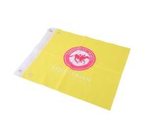 Fdit Bandera de Entrenamiento Ecuestre Banderas de árbitro Vibrante Indicadores Livianos para Montañes de Caballos, 2pcs (Yellow)