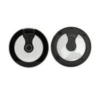 Fdit Báscula de Pesaje de Gran Tamaño, Carga Fotovoltaica, Plataforma de Vidrio con Sensores de Alta Precisión, con Aplicación Scalefit Bluetooth, para Medición de Peso Corporal en (30 centimetros)