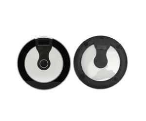 Fdit Báscula de Pesaje de Gran Tamaño, Carga Fotovoltaica, Plataforma de Vidrio con Sensores de Alta Precisión, con Aplicación Scalefit Bluetooth, para Medición de Peso Corporal en (30 centimetros)