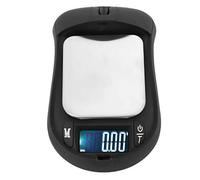 Fdit Báscula Digital de Bolsillo de 200g y 0,01g, Báscula de Joyería, de Gramo con Pantalla LCD LED, Conversión de 5 Unidades para Alimentos, té, Especias y Hierbas
