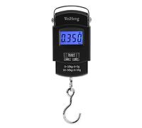 Fdit Báscula Digital De Precisión Portátil 110Lb / 50 Kg Balanza Equilibrio Digital Electrónico Colgando Gancho De Equipaje Escala Mini Bolsillo Escalas De Caza Pesca