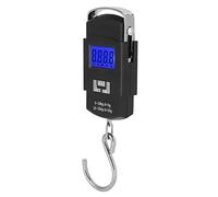 Fdit Báscula Electrónica, Báscula Digital Portátil de 55 Kg con Pantalla LCD y Conversión de Unidades, para Equipaje de Pesca Express