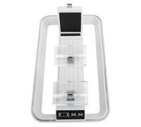 Fdit Base de Carga con Controlador LED RGB, Soporte de Carga Dual Eficiente para Jugadores, Estación de de Consola ABS con Protección para Series X/S, Cargador Plug & Play Tipo C