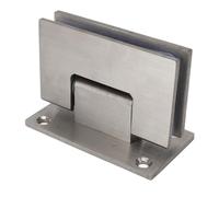 Fdit Bisagras de Puerta de Ducha de Vidrio, Pieza de Repuesto de Hardware de Vidrio de Pared de Acero Inoxidable Resistente de 90 Grados, Adecuada para Puertas de 8-12 Mm de Espesor, Gabinetes de Baño
