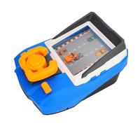 Fdit Blue Race Car Volante Juguete Juego de Conducción Simulado con Sonido para Niños, Entrenamiento Visual, Fuente de Alimentación Dual, Material ABS Seguro para Diversión Al Aire Libre