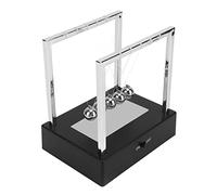Fdit Bolas de Péndulo Newtons Tiempo de Oscilación Más Prolongado Dispositivo Divertido para Aliviar el Estrés en el Trabajo Tamaño del Producto Combinado 12 X 9 X 13 Cm Ideal para Familiares y Amigos