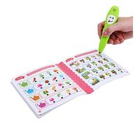 Fdit Bolígrafo de Aprendizaje Interactivo para Números, Frutas, Vehículos y Colores, Bolígrafo de Aprendizaje Lógico con Bordes Lisos para un Juego Seguro, Juguete Educativo para Niños (Bolígrafo de